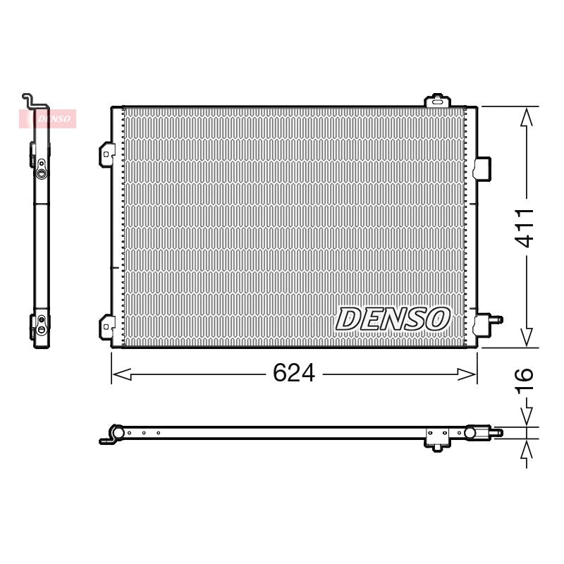 Radiator clima DENSO DCN23027