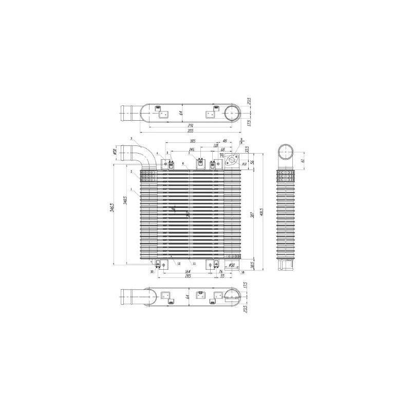 Intercooler MTR 13054906