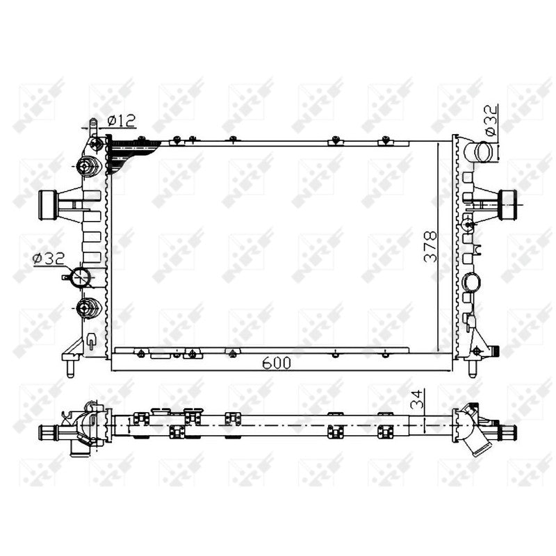 Radiator apa NRF 58178A