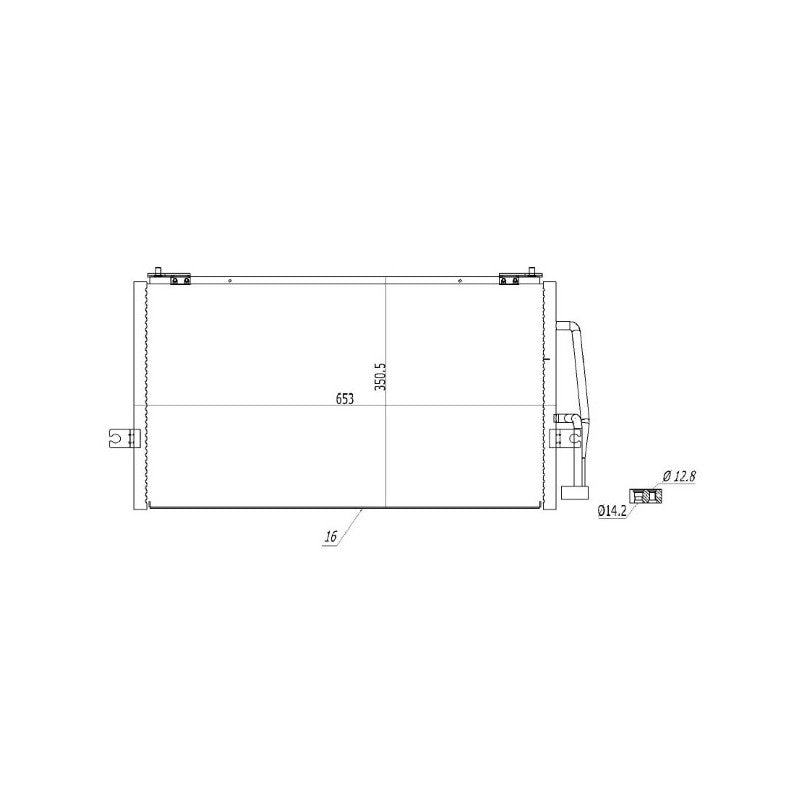 Radiator clima MTR 13054536