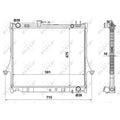 Radiator apa NRF 53540