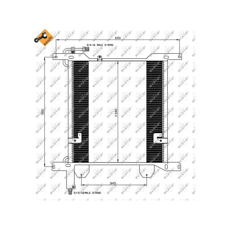 Radiator clima NRF 35837
