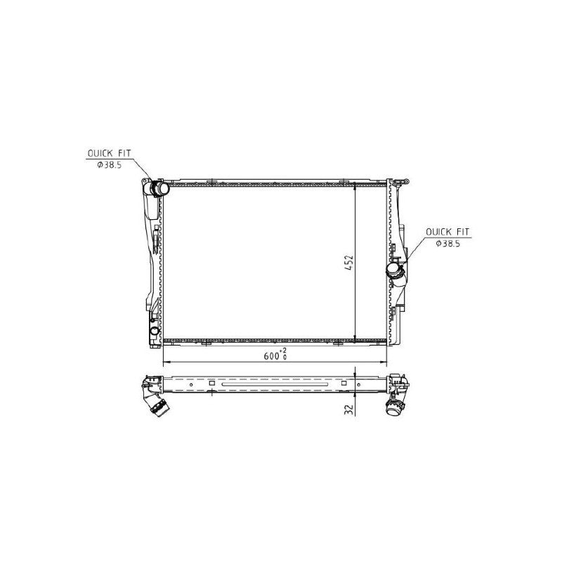 Radiator apa MTR 13054878
