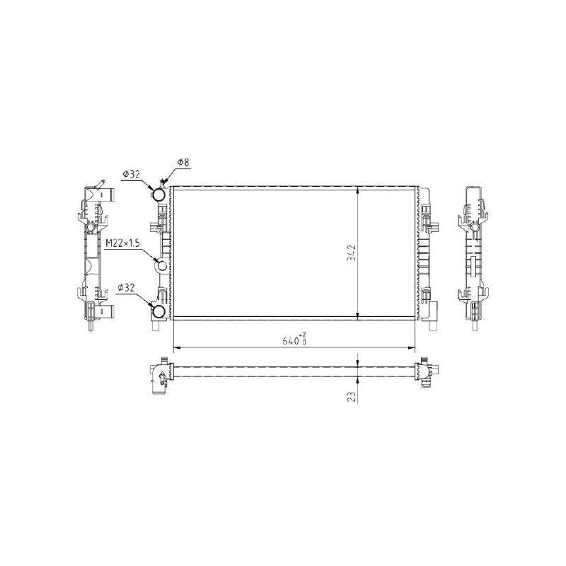Radiator apa MTR 13054891
