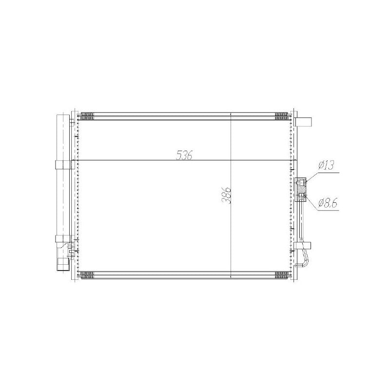 Radiator clima MTR 13054759