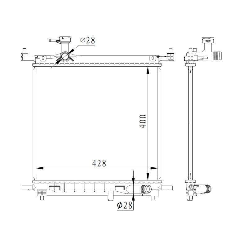 Radiator apa NRF 59223