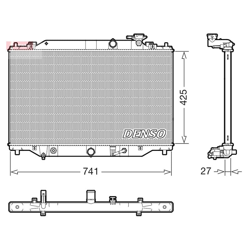 Radiator apa NRF 550203