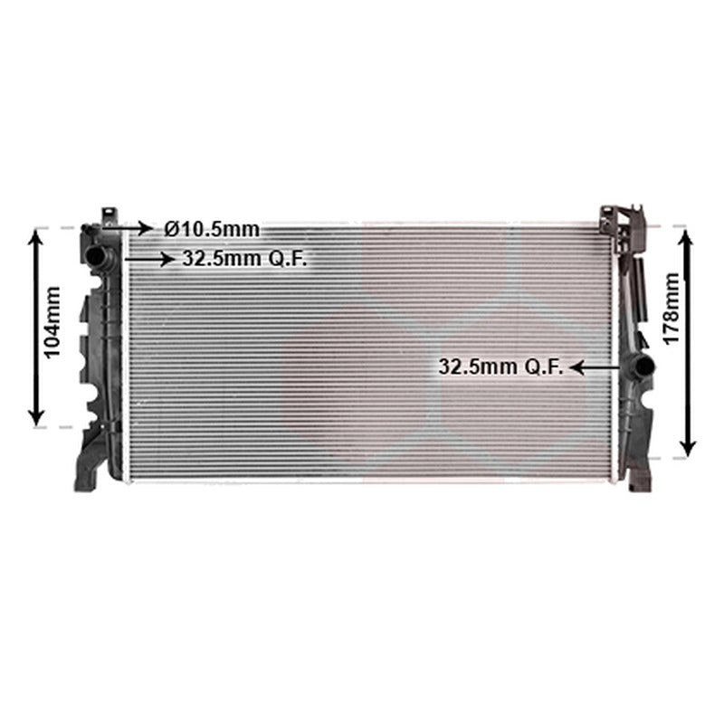 Radiator apa NRF 550306