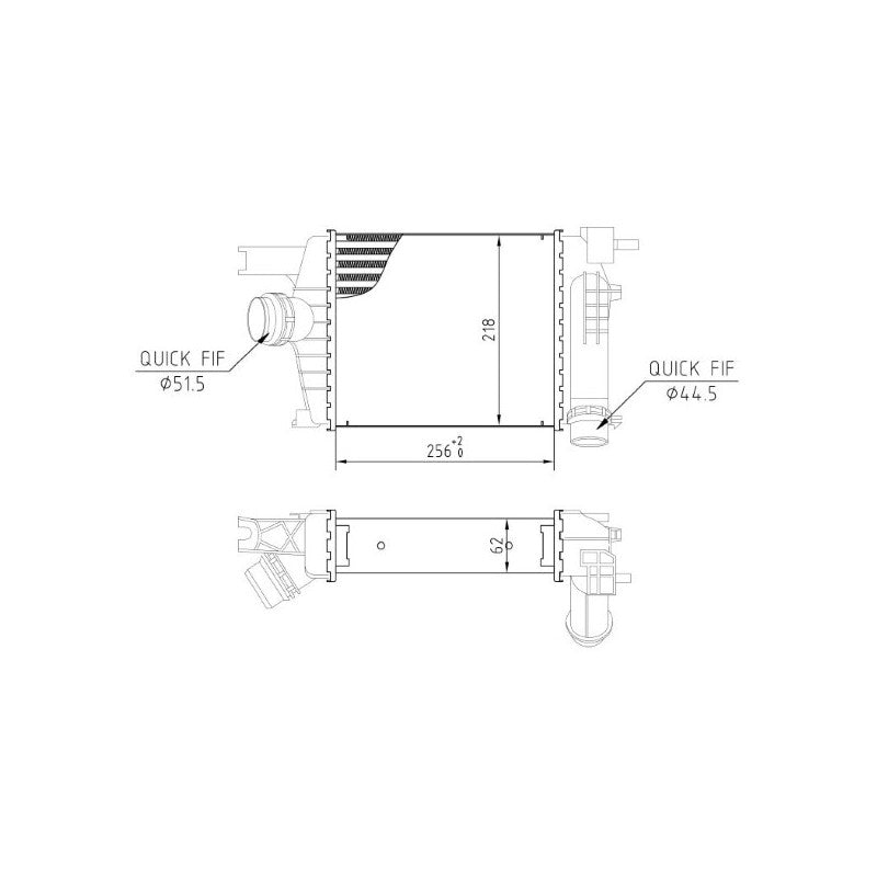 Intercooler MTR 13054359
