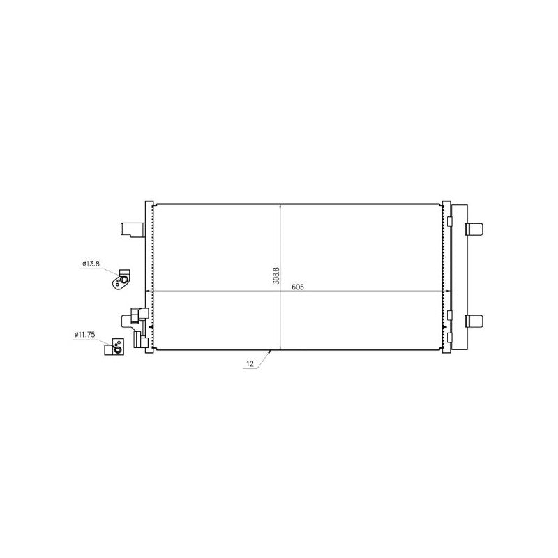 Radiator clima MTR 13054680