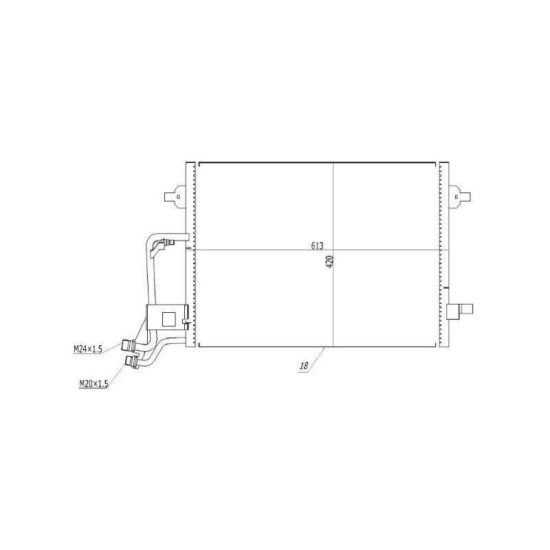Radiator clima MTR 13054725