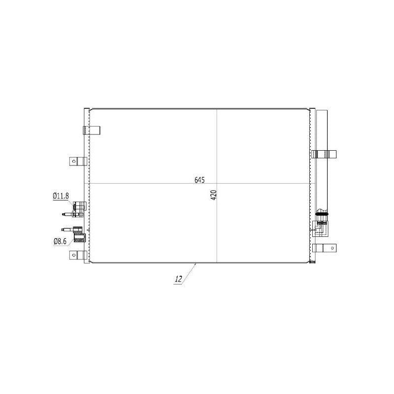 Radiator clima MTR 13054470
