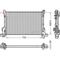 Radiator apa DENSO DRM09174