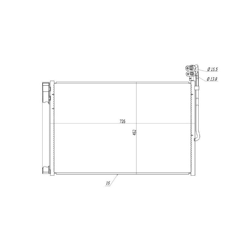 Radiator clima MTR 13054471