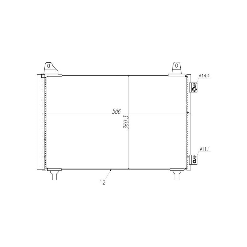 Radiator clima MTR 13054857