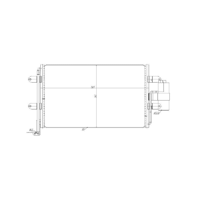 Radiator clima MTR 13054392