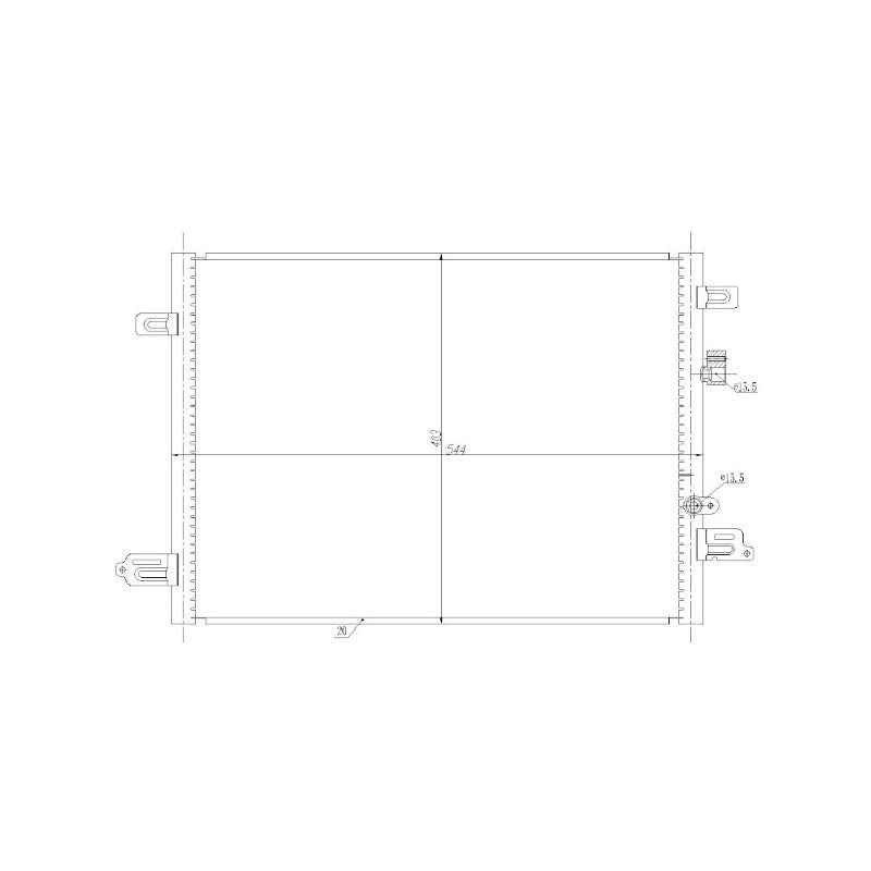 Radiator clima MTR 13054754