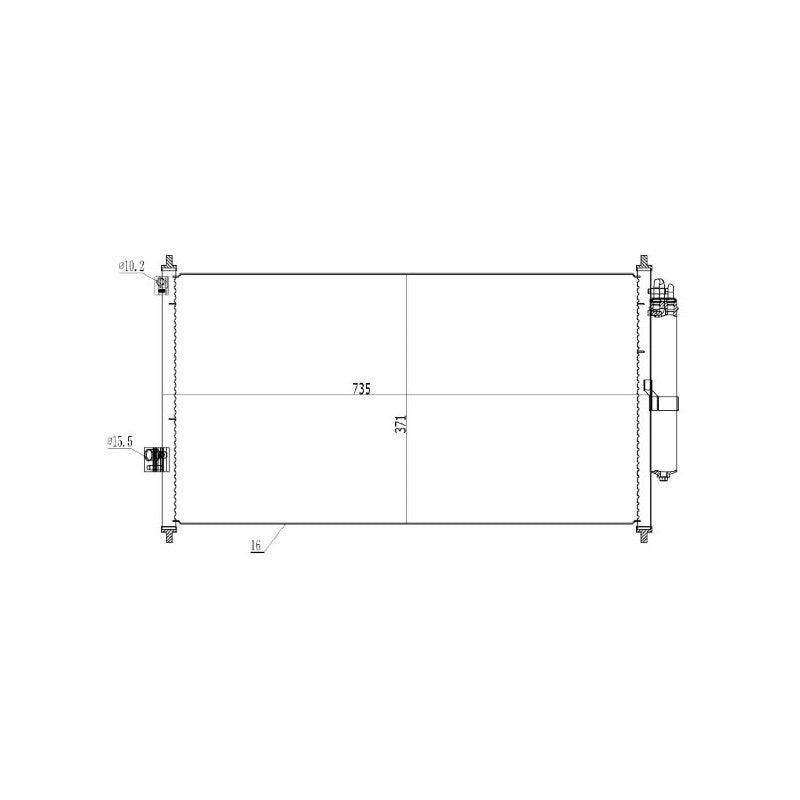 Radiator clima MTR 13054663