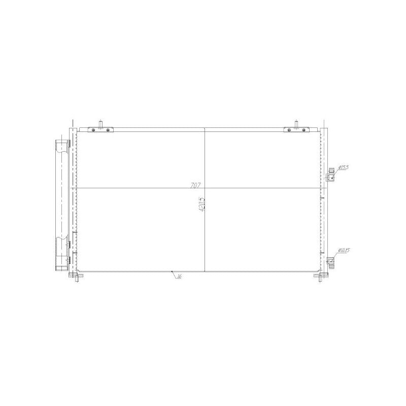 Radiator clima MTR 13054720