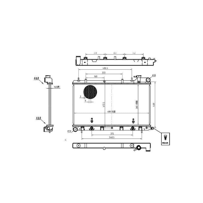 Radiator apa MTR 13054532