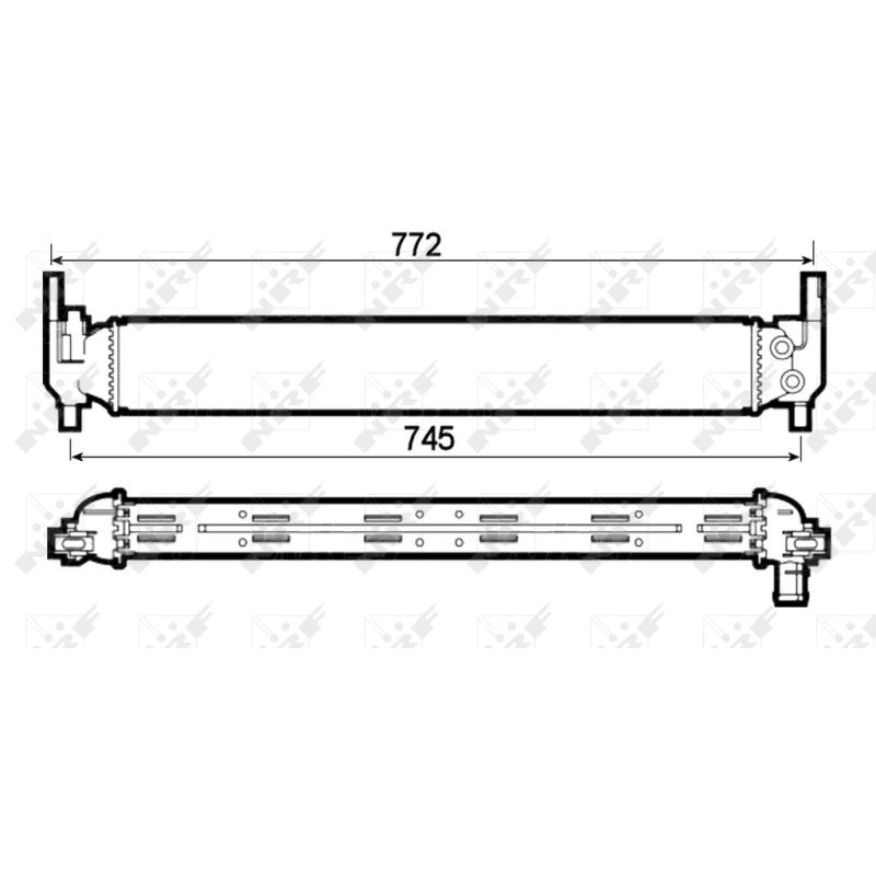 Radiator apa NRF 53126