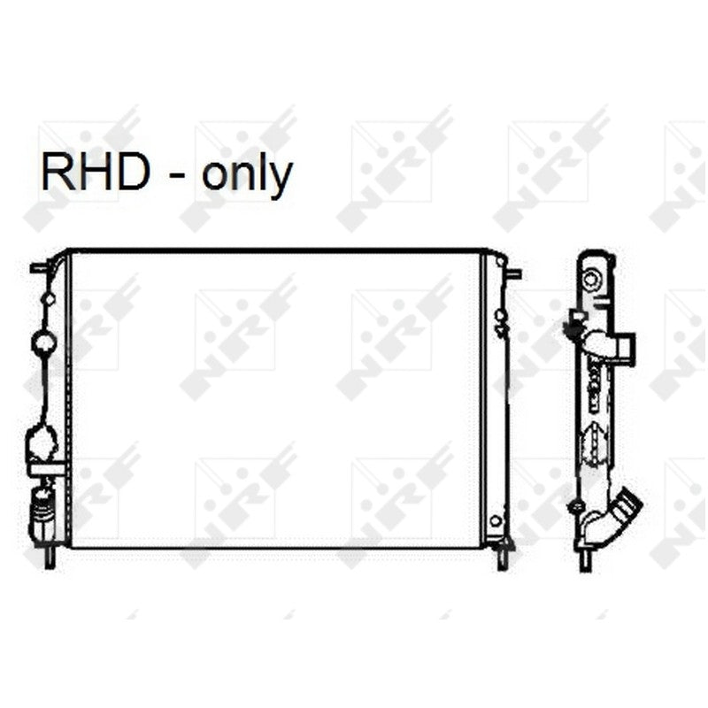 Radiator apa NRF 58326