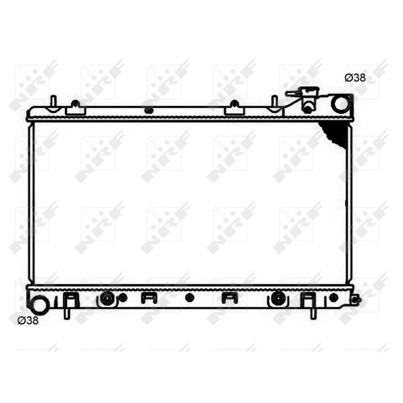 Radiator apa NRF 53597
