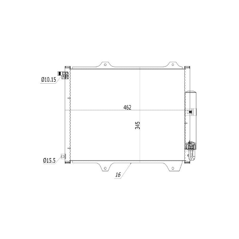 Radiator clima MTR 13054734