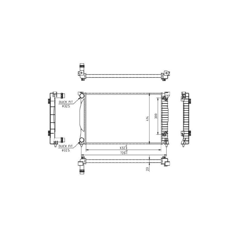 Radiator apa MTR 13054589