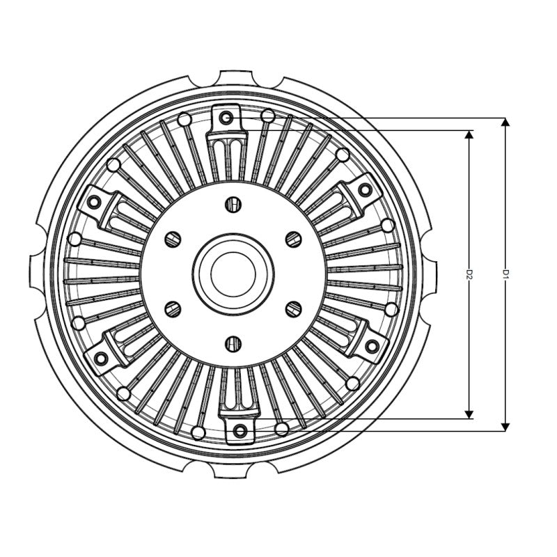 Vascocuplaj ventilator NRF 49722