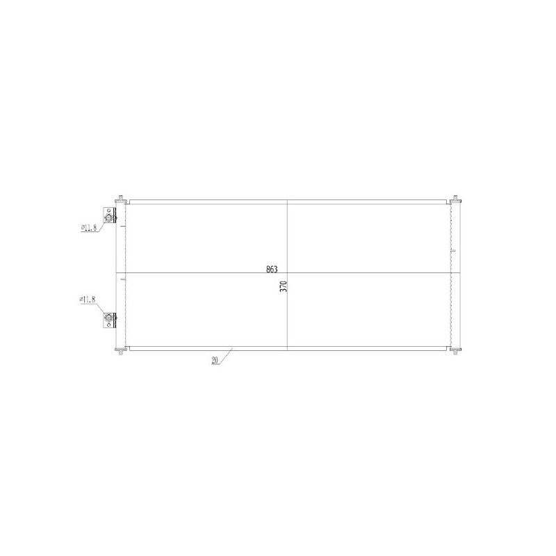 Radiator clima MTR 13054424