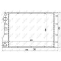 Radiator apa NRF 53975