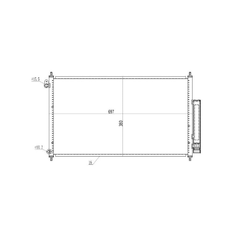 Radiator clima MTR 13054809