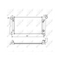 Radiator apa NRF 53396