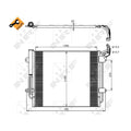 Radiator clima NRF 350054