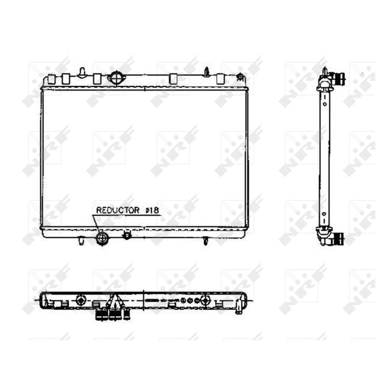 Radiator apa NRF 50436