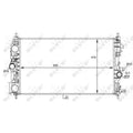Radiator apa NRF 59076