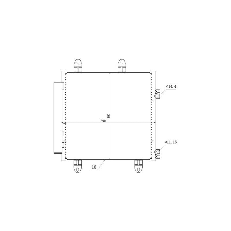 Radiator clima MTR 13054443