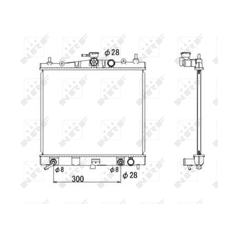Radiator apa NRF 53535