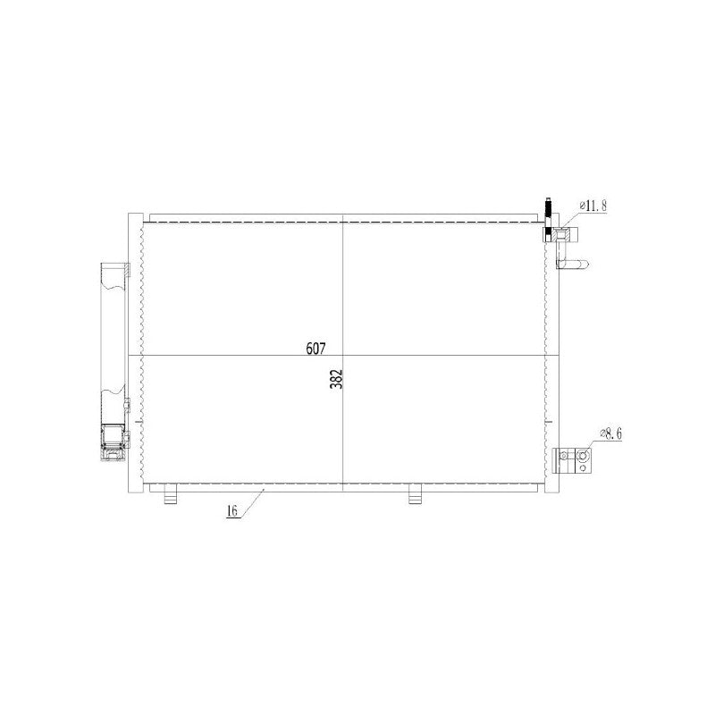 Radiator clima MTR 13054604
