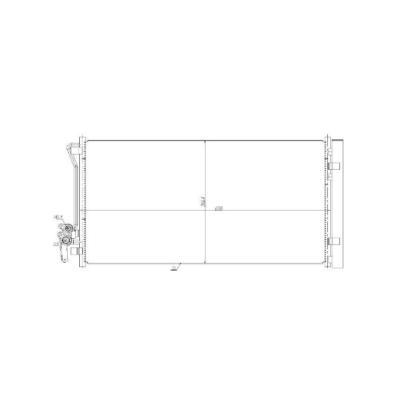 Radiator clima MTR 13054547