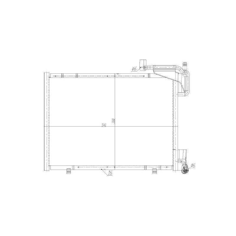 Radiator clima MTR 13054607
