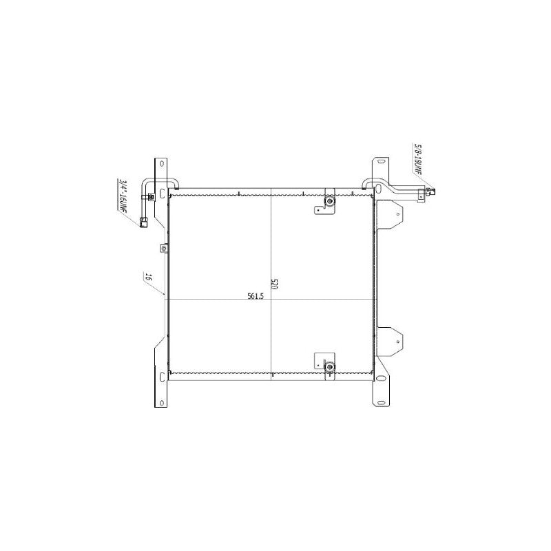 Radiator clima MTR 13054628