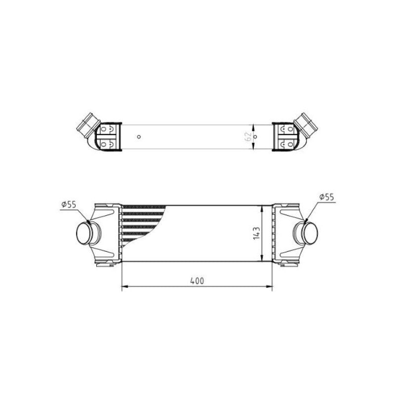 Intercooler MTR 13054764