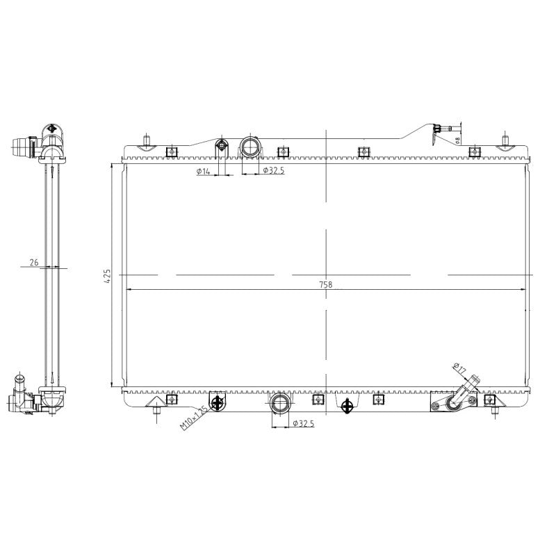 Radiator apa NRF 550040