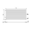 Radiator clima NRF 350566