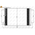 Radiator clima NRF 350059