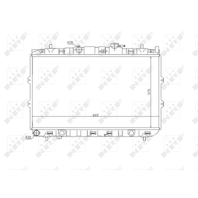 Radiator apa NRF 53819
