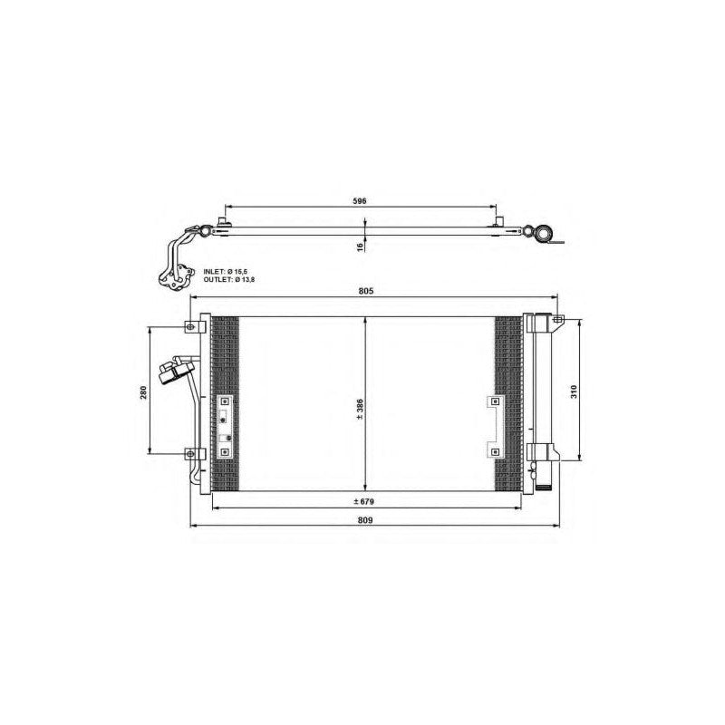 Radiator clima MTR 12133770
