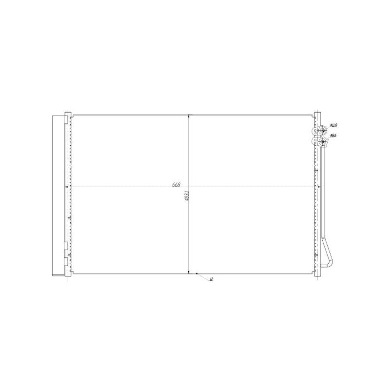 Radiator clima MTR 13054598
